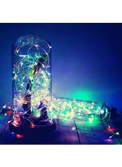 E-DAMEN EDAMEN Multicolour Led String Light Decorative Flexible Copper Led Fairy Serial String Lights with Remote and USB Controller Decorative Lights for Ganesh Pujan Mandir Decoration 10m Pack of 1  - Image 1