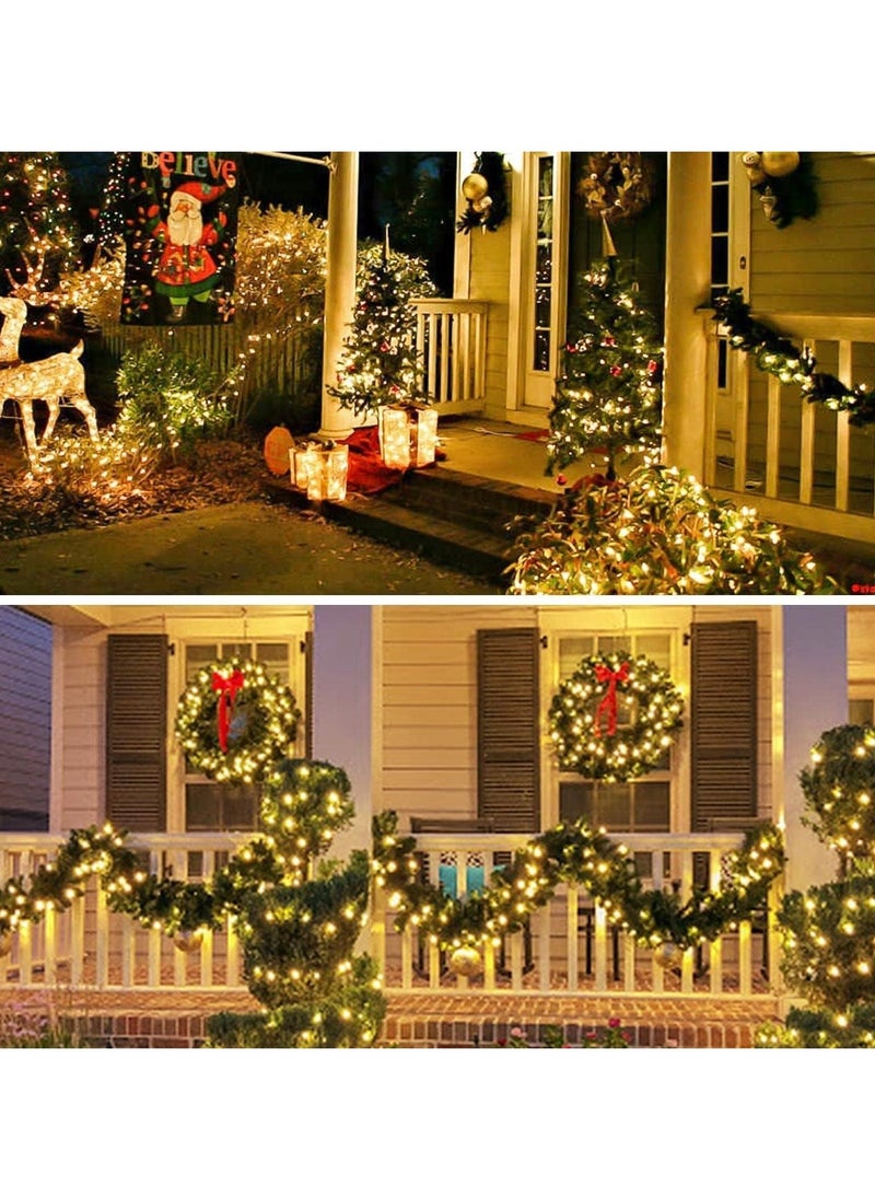 Generic Solar String Lights Outdoor, 4-Pack Each 72ft 200 LED Solar Powered Fairy Lights Waterproof with 8 Lighting Modes Copper Wire Lights Decoration for Patio, Garden, Tree, Party  - Image 2