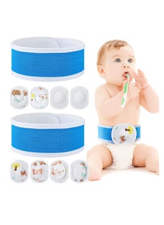 Umbilical Hernia Belt Baby, 2 Sets Belly Button Band Infant Newborn Belly Support Band, Adjustable Wrap Baby Abdominal Binder Umbilical Truss Cord for Newborn Baby Children Kids Support, Baby Type