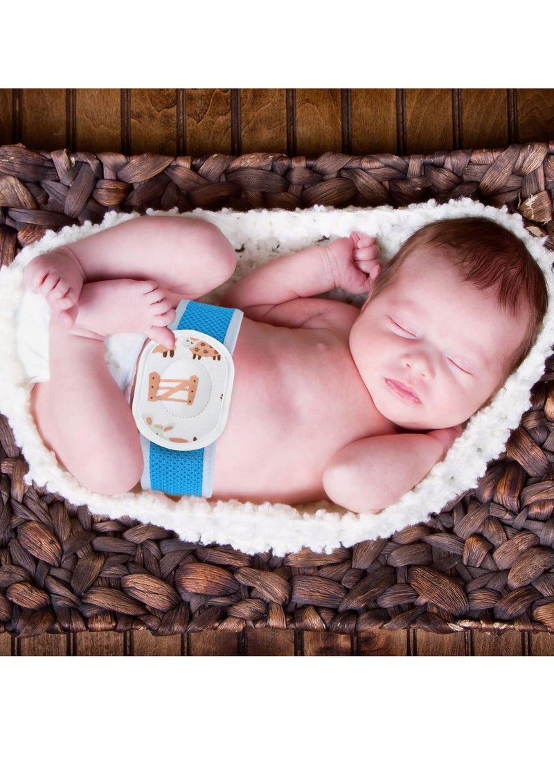 SYOSI - Umbilical Hernia Belt Baby, 2 Sets Belly Button Band Infant Newborn Belly Support Band, Adjustable Wrap Baby Abdominal Binder Umbilical Truss Cord for Newborn Baby Children Kids Support, Baby Type - Image 1