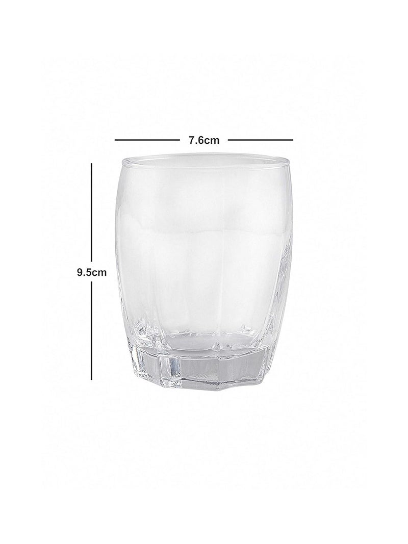 Goodhomes Glass Juice Tumbler Set of 6pcs Clear 6 Cup - Image 3