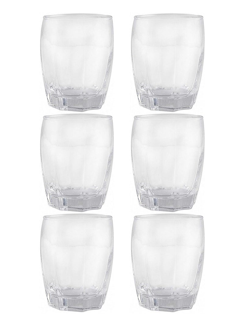 Goodhomes Glass Juice Tumbler Set of 6pcs Clear 6 Cup - Image 4