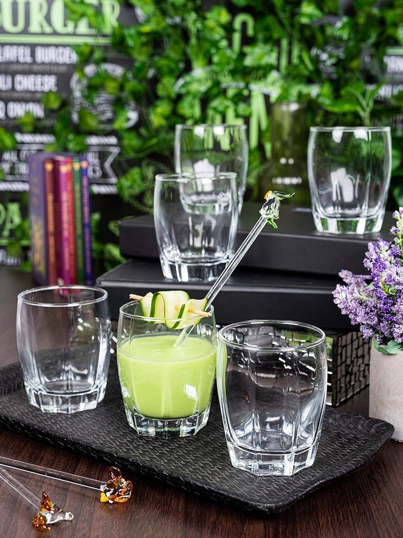 Goodhomes Glass Juice Tumbler Set of 6pcs Clear 6 Cup - Image 1