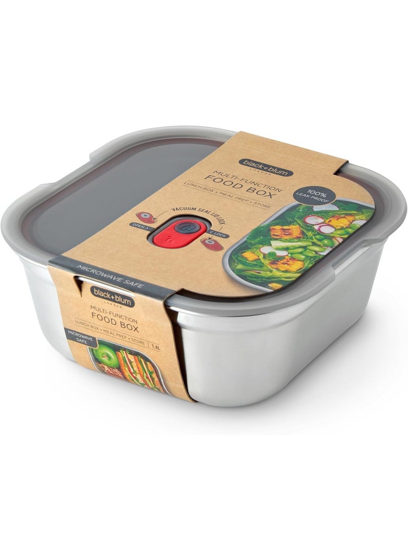بلاك آند بلم علبة طعام ستانلس ستيل آمنة للميكروويف سعة . لتر - Image 1