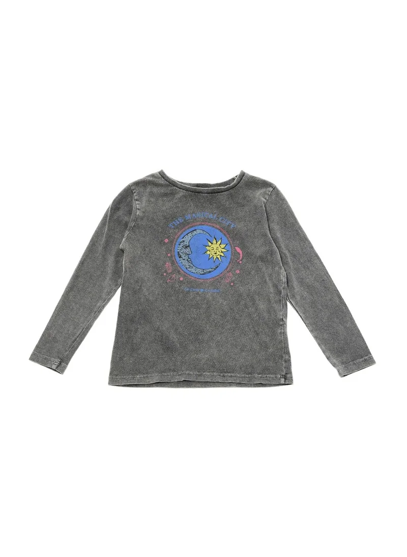 trendyol Kids Washed Printed T-Shirt