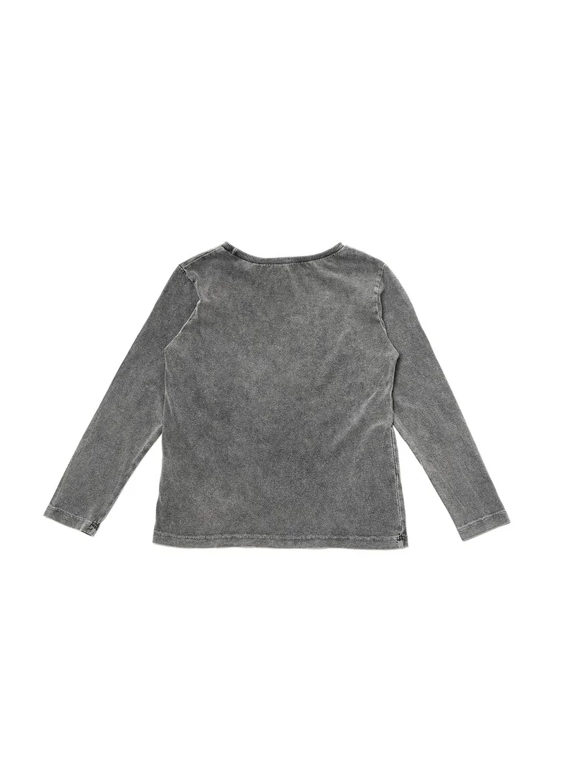 trendyol Kids Washed Printed T-Shirt