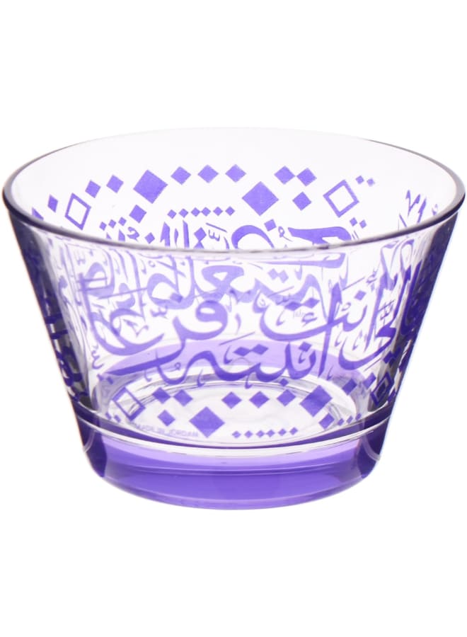 Dimlaj Orchid Bowl, Small, Purple - Image 1