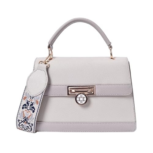 Lino Perros Womens Beige Sachtel Bag - Image 1