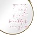 CIKTCOKO 3X Affirmation Mirror DecalRoom DecalPositive Affirmation Mirror Sticker for Bedroom Home DecorationYou are Kind Smart Beautiful Enough StickersBathroom DecorSalon Vanity Mirror Decor - Image 2