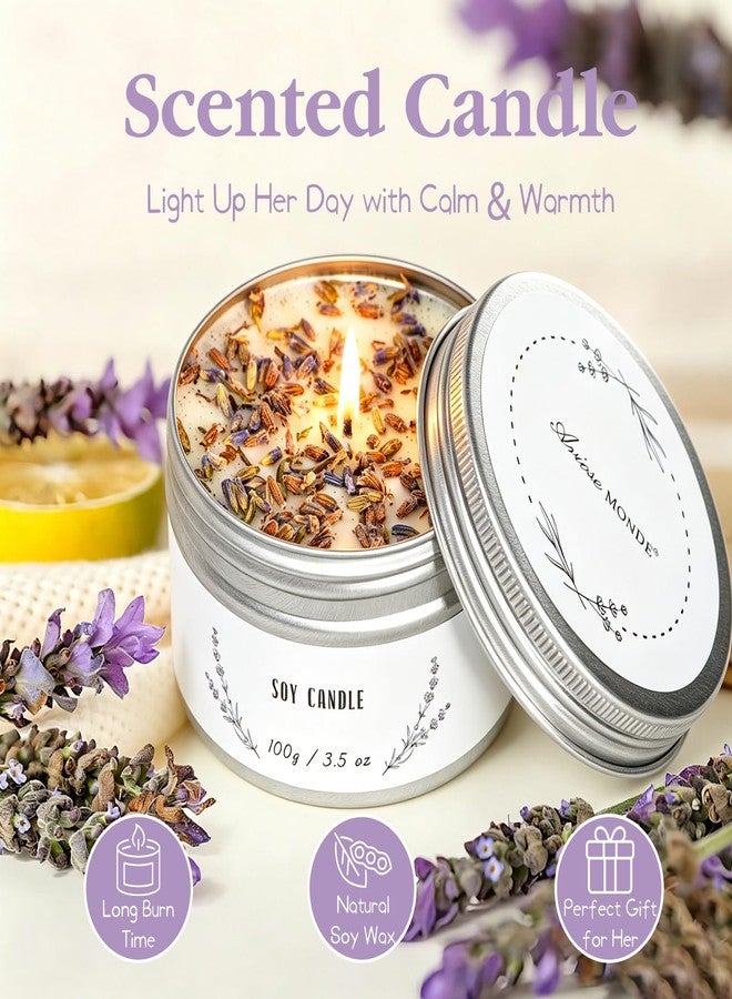 ArioseMonde Get Well Soon Gifts Baskets for Women, 9pcs Lavender Self Care Gifts for Women Spa Care Package, Birthday Gifts for Women Relaxation Gift Box, Thinking of You Sympathy Gift for Mom Sister Best Friend - Image 4