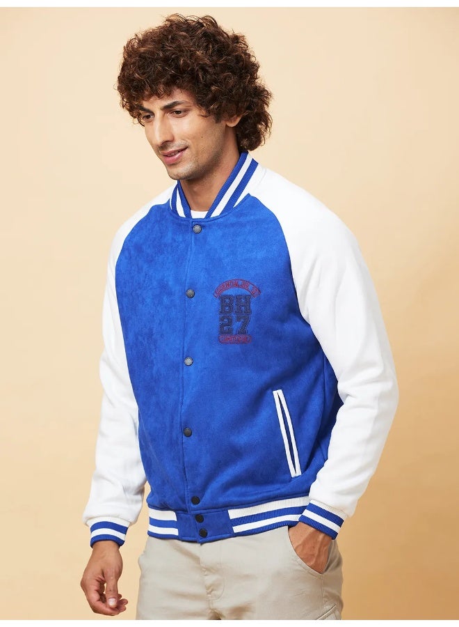 Being Human Mens Blue Long Sleeve Jackets - Image 4