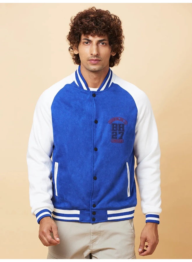 Being Human Mens Blue Long Sleeve Jackets - Image 1