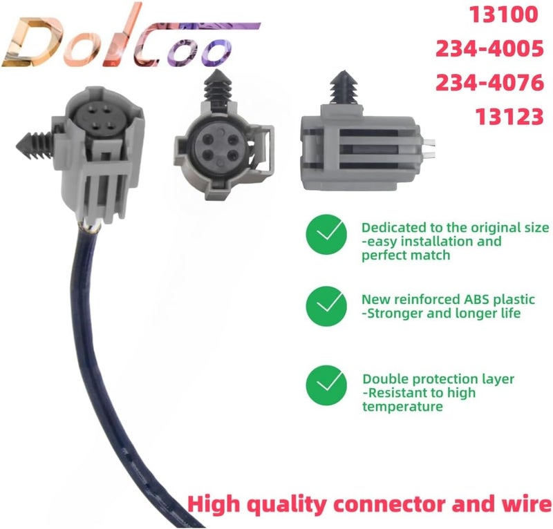 DOICOO 13100 234-4005 234-4076 Oxygen O2 Sensor Fit for Dodge Jeep Chrysler- Ram Sebring Caravan Dakota Cherokee TJ Voyager 2344005 2344076 13123,1995 1996 1997 1998 1999 2000 2001,Upstream - Image 4