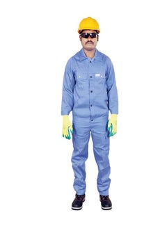 RACO RACO Industrial Coverall Long Sleeves Pre-Shrunk 190GSM 100% Twill Cotton  L  - Image 1