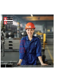 RACO RACO Industrial Coverall Long Sleeves Pre-Shrunk 190GSM 100% Twill Cotton  L  - Image 2