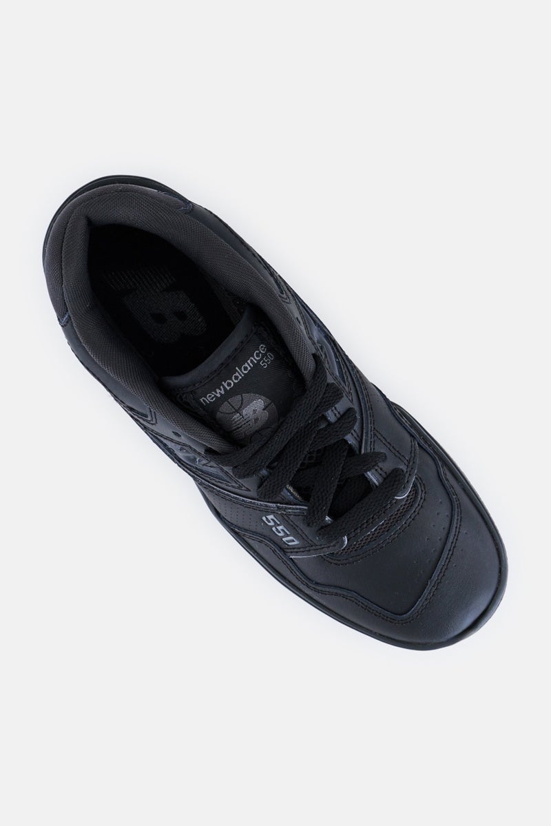 New Balance Kids Boy BB550BBB Lace Up Outdoor Shoe, Black - Image 4