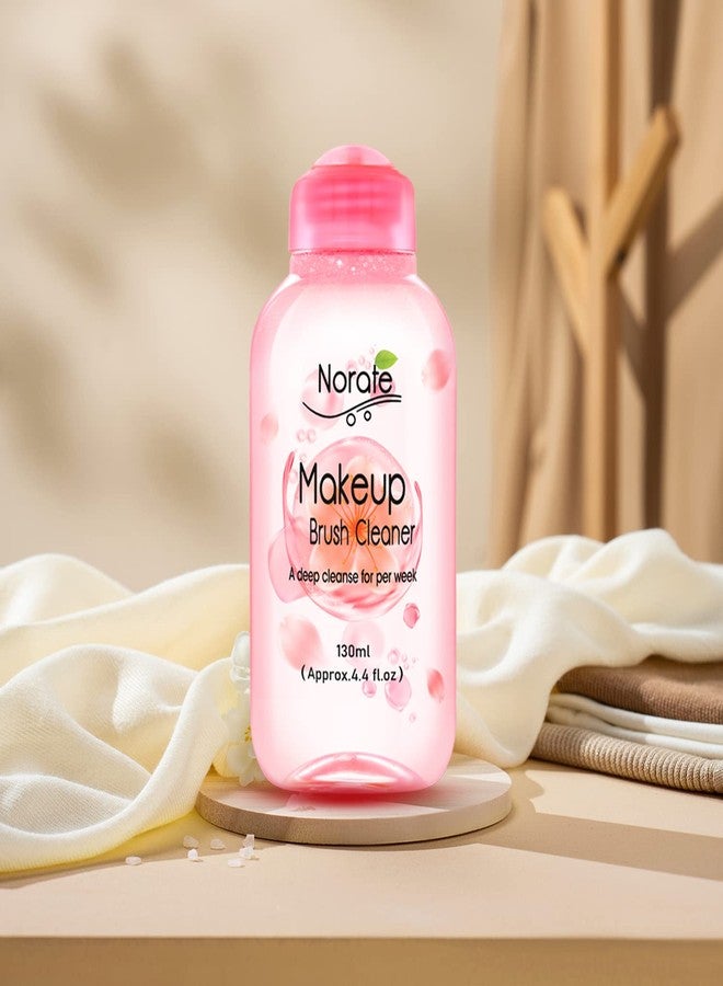 Norate Makeup Brush Cleaner, Make Up Brush Cleaner Solution + Makeup Brush Cleansing Pad, Brush Cleaner Mat for Brushes, Deep Clean Shampoo 4.4 Fl.Oz, Gentle Formula Cruelty Free, 2 Piece Set - Image 3