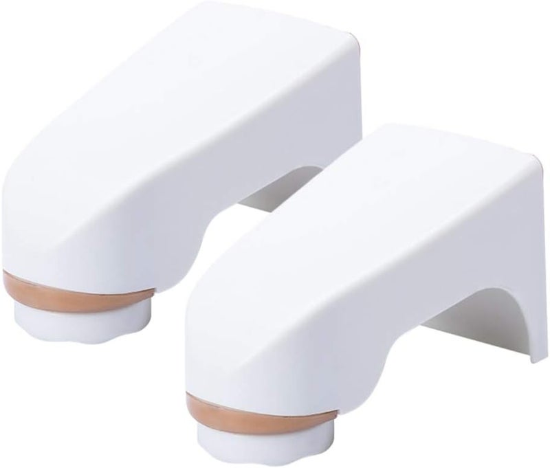 comfrt Soap Saver Case 2Pcs Magnetic Soap Holder Wall Mounted Soap Box Hanging Soap Bar Rack Soap Dish Container for Bathroom Shower Kitchen (White) Soap Stand - Image 1