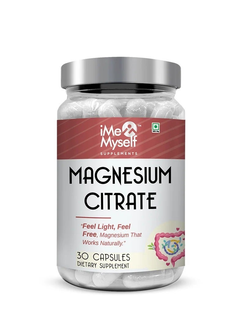 iMeMyself Magnesium Citrate - 30 Capsules - Image 1