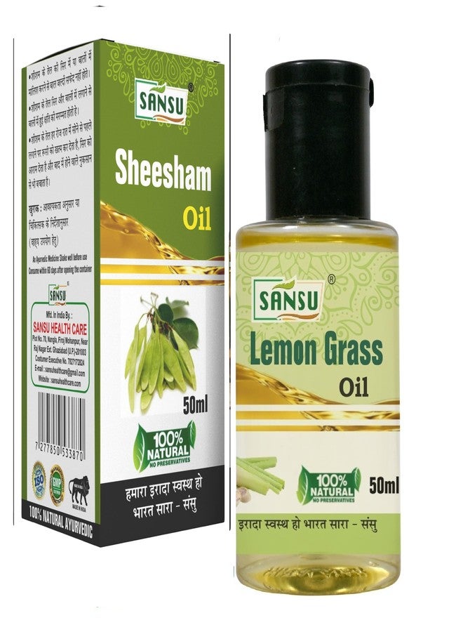 Sansu Seesam ka Tel Natural Ayurvedic 50ml With Leamongrass oil 50ml - Image 1