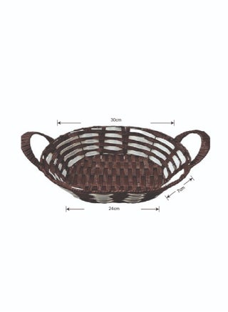 Plastic Hamper Basket Oval Shape with Handles Durable for Storage Organization Multicolor 7x30x24cm - pzsku/ZE79DA2F24A573E7B190BZ/45/1741590305/1e36890f-3574-480a-8965-3e150b44db2f