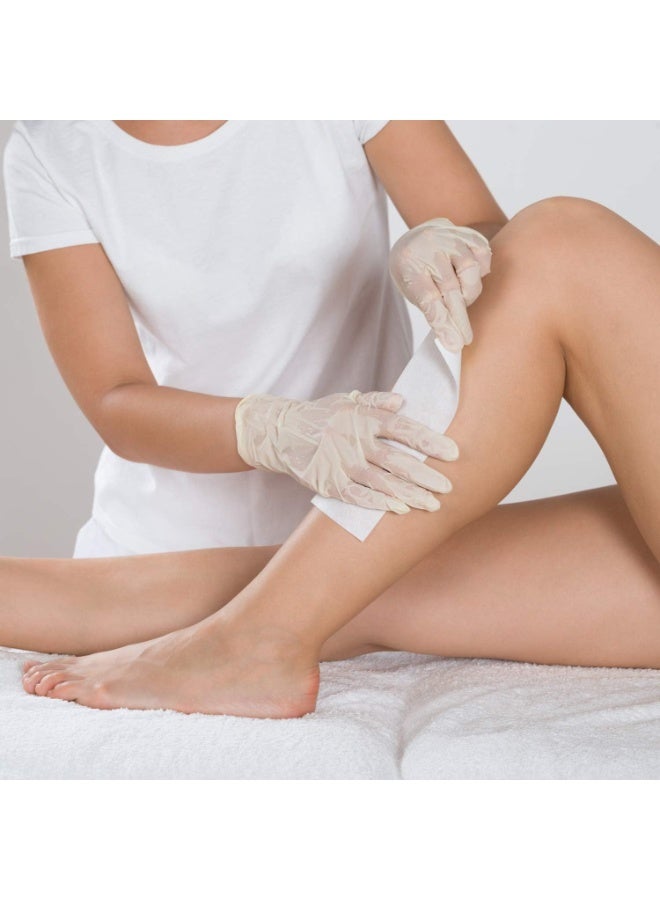 مايلي مجموعة شرائط شمع ورقية احترافية مكونة من 100 قطعة متينة وخفيفة الوزن بجودة الصالون لإزالة الشعر بالشمع في المنزل أو في الصالون - Image 3