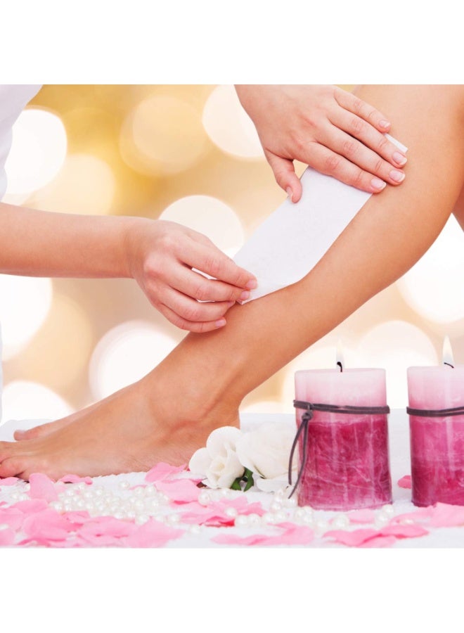 مايلي مجموعة شرائط شمع ورقية احترافية مكونة من 100 قطعة متينة وخفيفة الوزن بجودة الصالون لإزالة الشعر بالشمع في المنزل أو في الصالون - Image 5