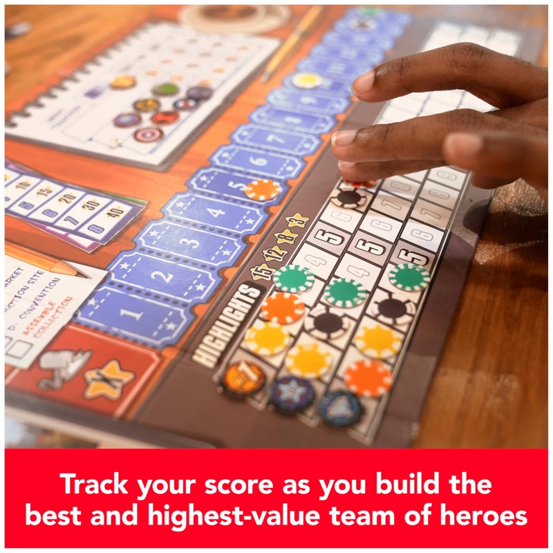 Spin Master Games, Marvel Comic Hunters, Comic Collecting Strategy Card Game for Fans of Marvel Rivals & Action Movies, Easter Gift, 1-4 Players, for Ages 14 & Up - Image 4