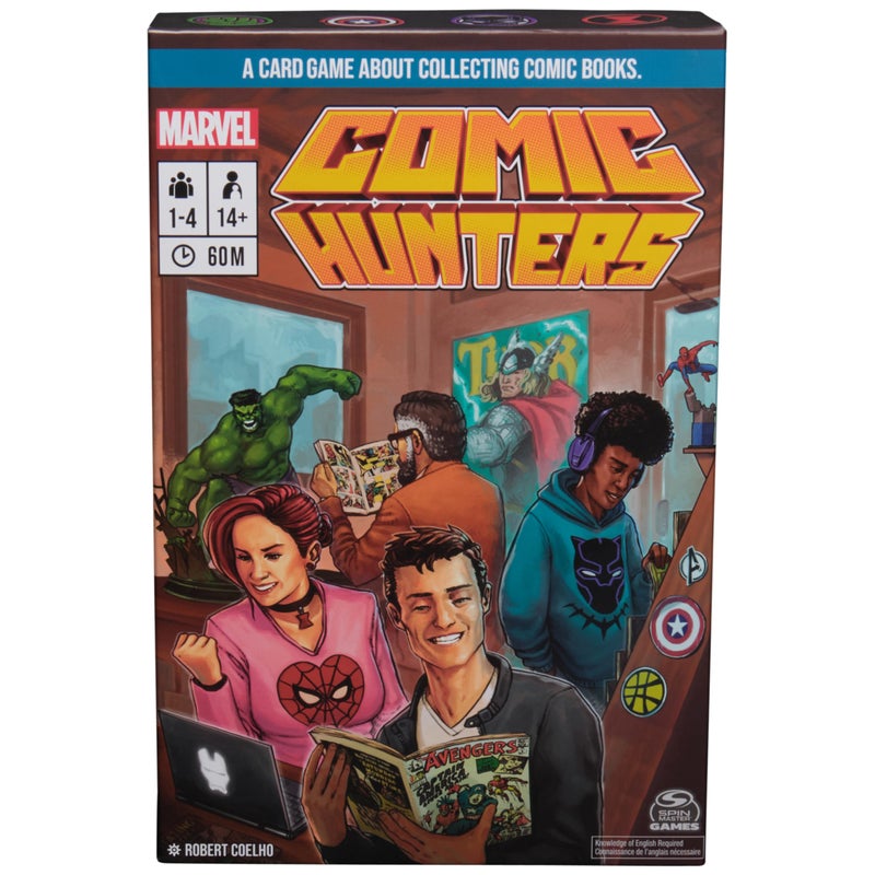 Spin Master Games, Marvel Comic Hunters, Comic Collecting Strategy Card Game for Fans of Marvel Rivals & Action Movies, Easter Gift, 1-4 Players, for Ages 14 & Up - Image 1