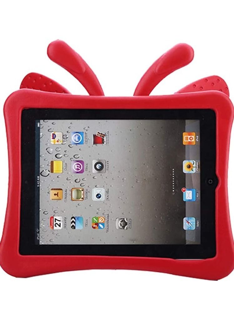 iPad 9th 8th 7th Generation Case Kids Girls, Cute Butterfly Shockproof EVA Foam Super Protection Stand Cover for iPad 2021 2020 2019 10.2" and iPad Air 3 Pro 10.5" - Image 2