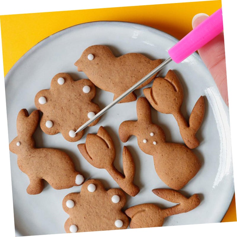 6 Pcs Cake Decorating Needles Frosting Scribe Tools For Sugar Cookies Easy To Clean - Image 5