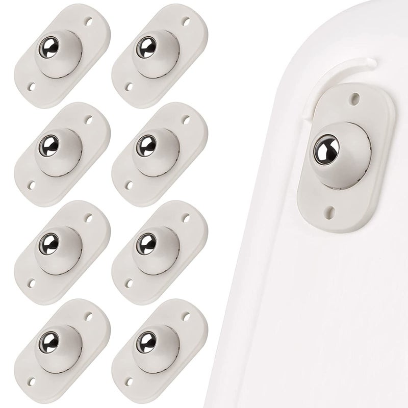 MYTHOS Self Adhesive Caster Wheels Set of 8 Appliance Rollers Appliance Sliders for Kitchen Appliances 360 Swivel Universal Wheel Mini Small Kitchen - Image 1