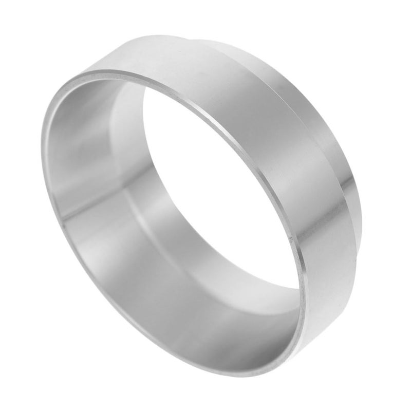 51mm Silver Stainless Steel Anti Spill Espresso Dosing Funnel Ring Compatible with Multiple Machines - Image 2