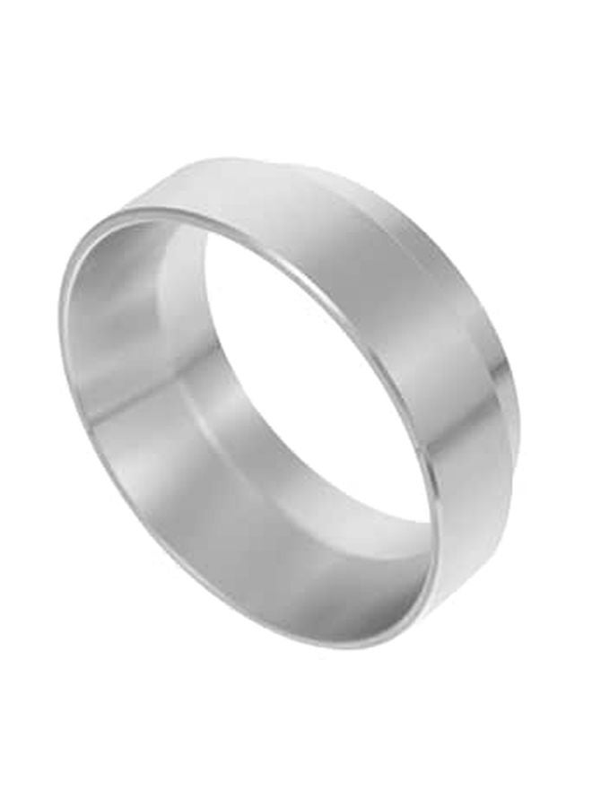 51mm Silver Stainless Steel Anti Spill Espresso Dosing Funnel Ring Compatible with Multiple Machines - Image 1