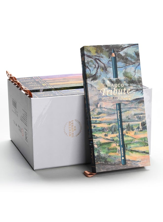 Marco Master Series 80-color Oil-based Collector's Edition Gift Box, Colored Pencils, Professional Art Exam Pencil Set, Birthday Gift For Men And Women, Drawing Kit, New Year's Gift - Image 4