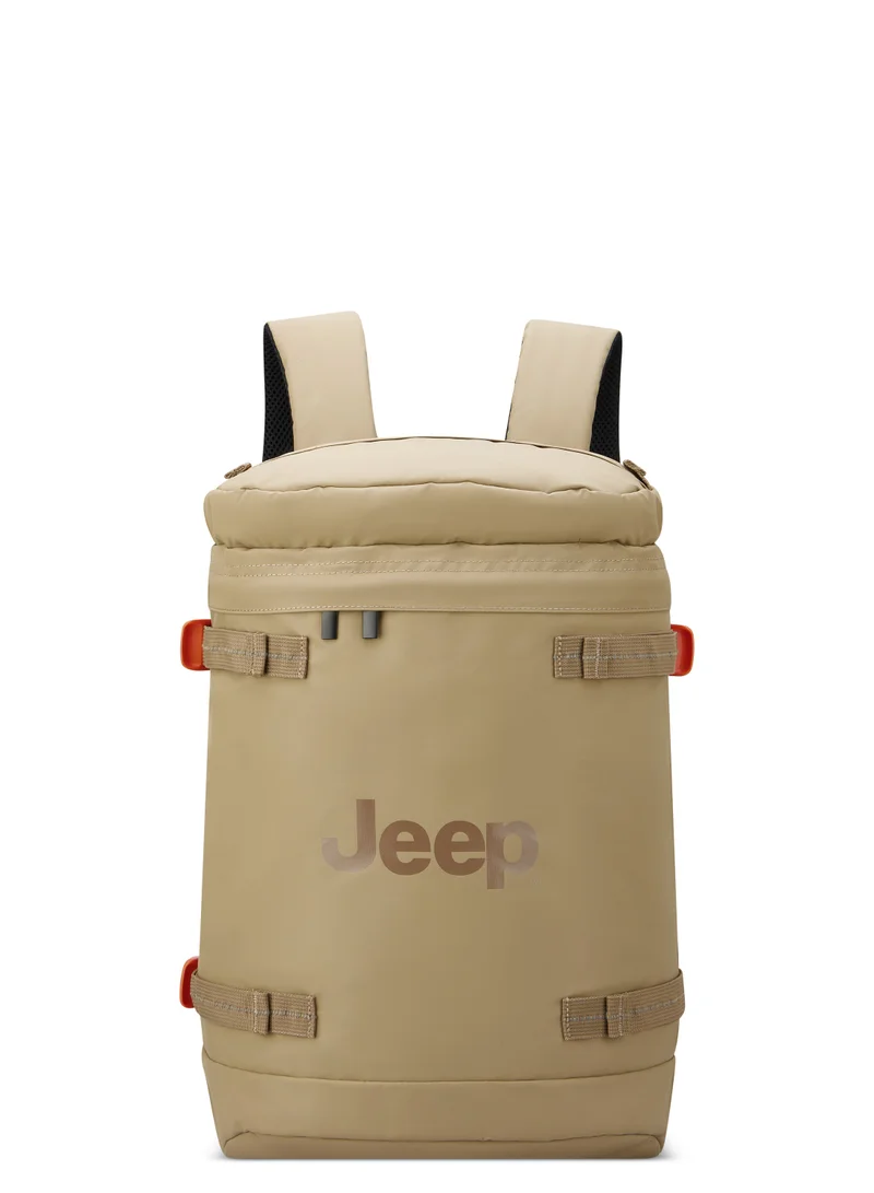 Jeep Jeep Cylindrical 17" Compartment Laptop Backpack 23L Yellow