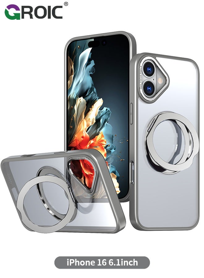 GROIC جراب لهاتف Huawei Nova 9 SE مقاس 6.78 بوصة جراب فاخر من ألياف الكربون TPU وغطاء خلفي من الجلد مع حماية للكاميرا، حامل حلقي مغناطيسي للسيارة مقاوم للصدمات - Image 1