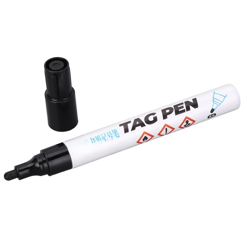 Waterproof Marker: 1mm Tip Waterproof Ink - Long-Lasting Fade-Resistant Writing Durable Plastic Marker for Animal Ear Tag Marking, Home Office and On-The-Go Use - Image 1