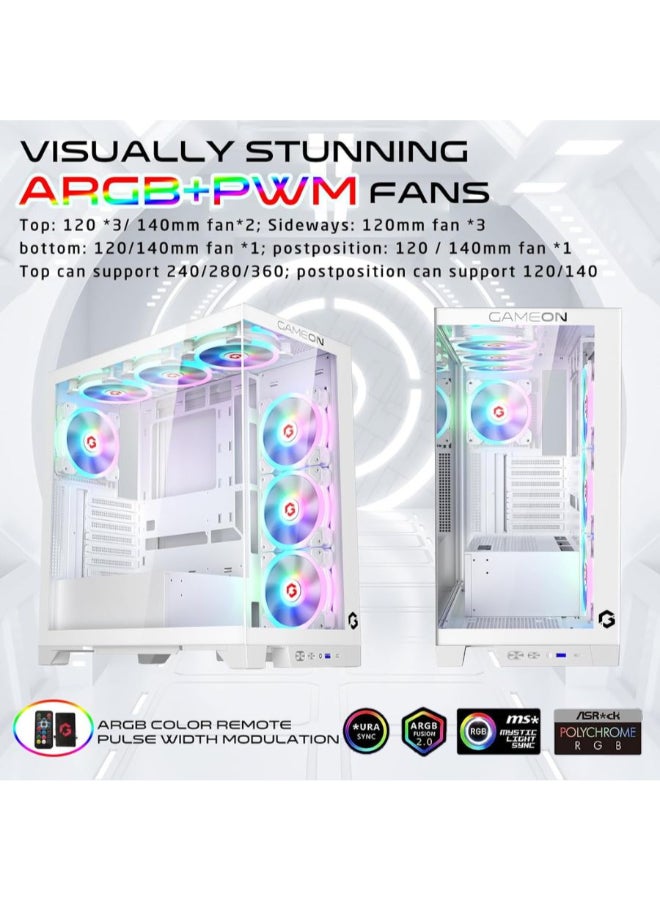 جايم أون حاسوب مكتبي للألعاب بمعالج إنتل كور i5-12400F / 16 جيجابايت ذاكرة DDR4 / 1 تيرابايت SSD / 6 جيجابايت Nvidia GeForce GTX 3050 رسومات / ويندوز 10 برو - Image 3