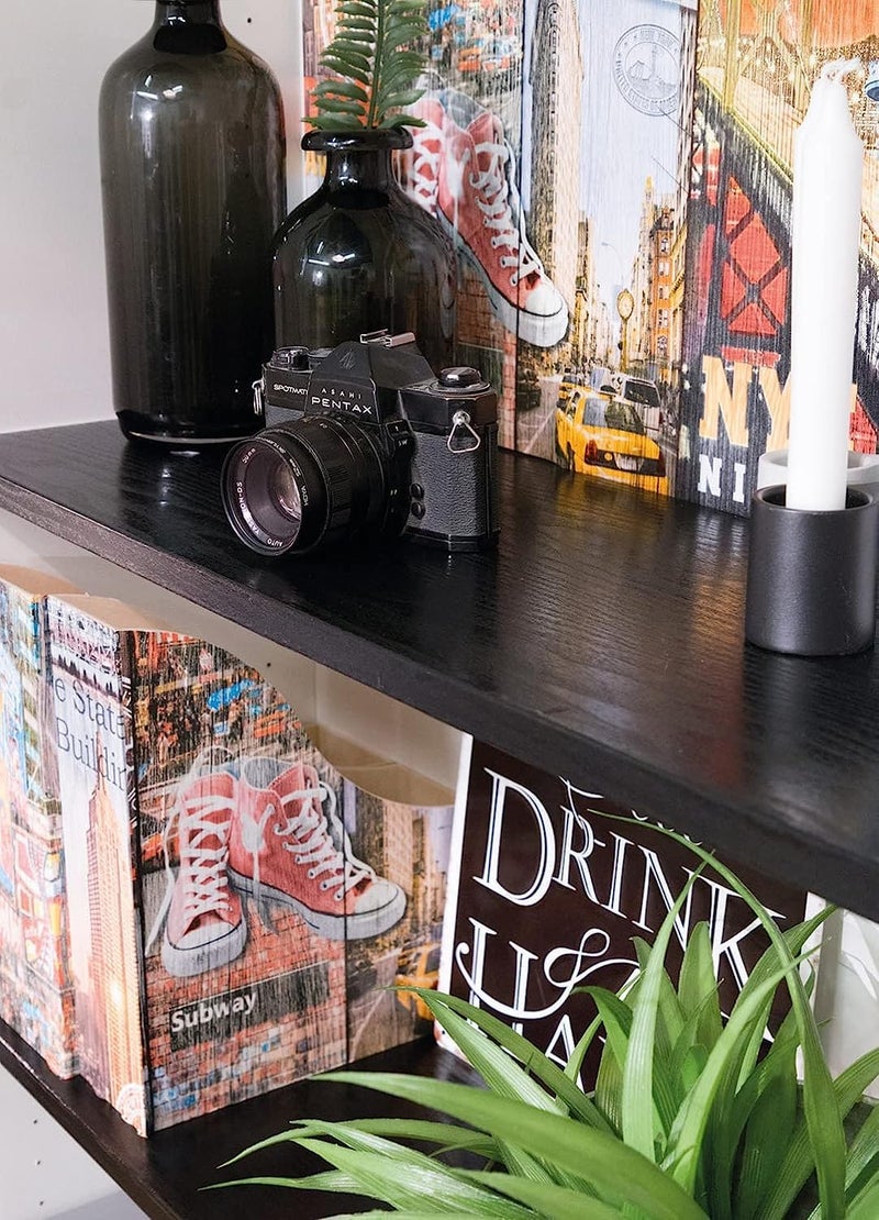 d-c-fix 346-0034 فيلم زخرفي ذاتي اللصق، خشب أسود، 17" × 78" لفة - Image 3