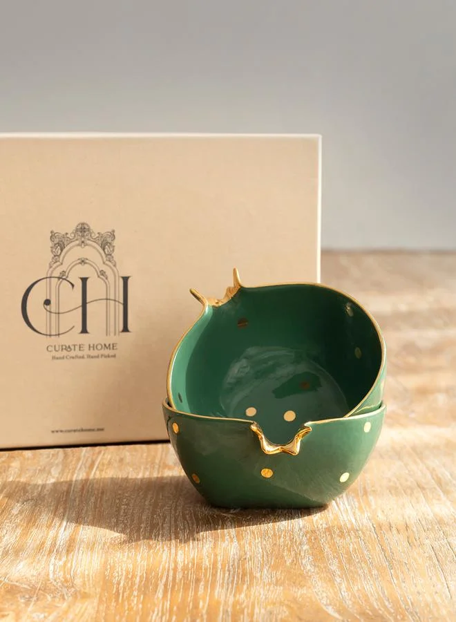كيوريت هوم Pomegranate - Set of 2 (Green + Green)
