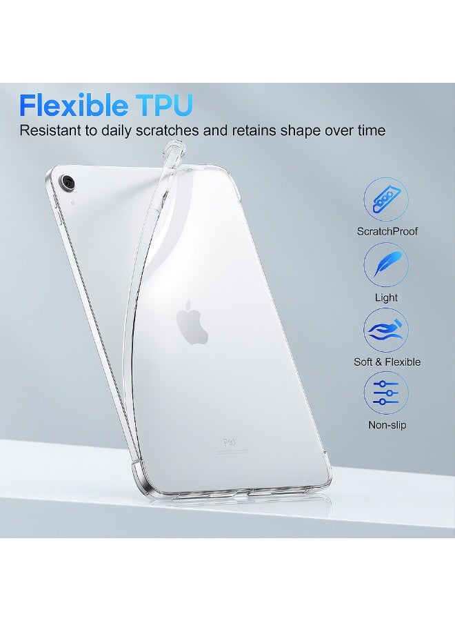 Premium Transparent Case Compatible with iPad A16 11 (2025) & iPad 10 10.9 (2022) – Slim, Elegant, Shockproof Protection Without Hiding the iPad’s Beautiful Design - Image 5