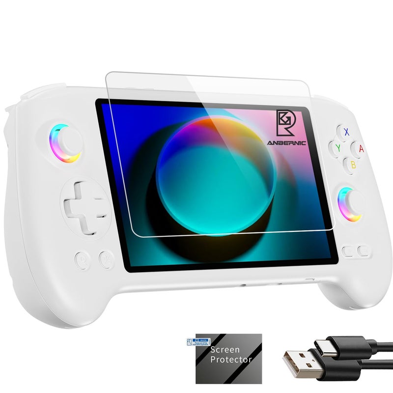 Aivuidbs RG557 Retro Handheld Game Android 14rg 557 Handheld Game with 548 inch Touch OLED ScreenRG557 Supports DP and WiFi Bluetooth has Hall Rocker Battery 5500mAh - Image 3