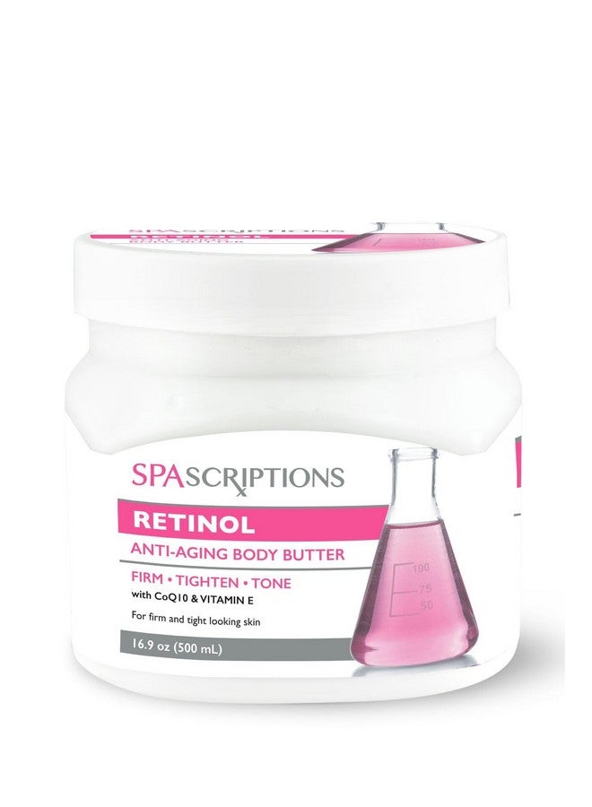 spascriptions Retinol Antiaging Body Butter With Coq10 And Vitamin E Antioxidants 16.9 Oz - Image 1
