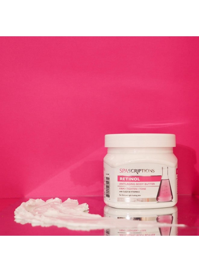 spascriptions Retinol Antiaging Body Butter With Coq10 And Vitamin E Antioxidants 16.9 Oz - Image 3