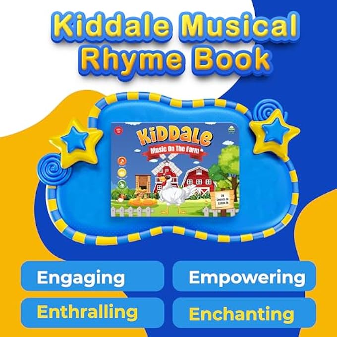 PACK OF 2 RHYMES BOOK| 16 FARM AND 16 WILD ANIMAL NURSERY RHYMES|28 SOUNDS EACH |INTERACTIVE TOUCH N PLAY SOUND BOOK|BEST GIFT WITH MUSICAL LEARNING FOR 1-3 YEARS|SING ALONG BOOKS - Image 3