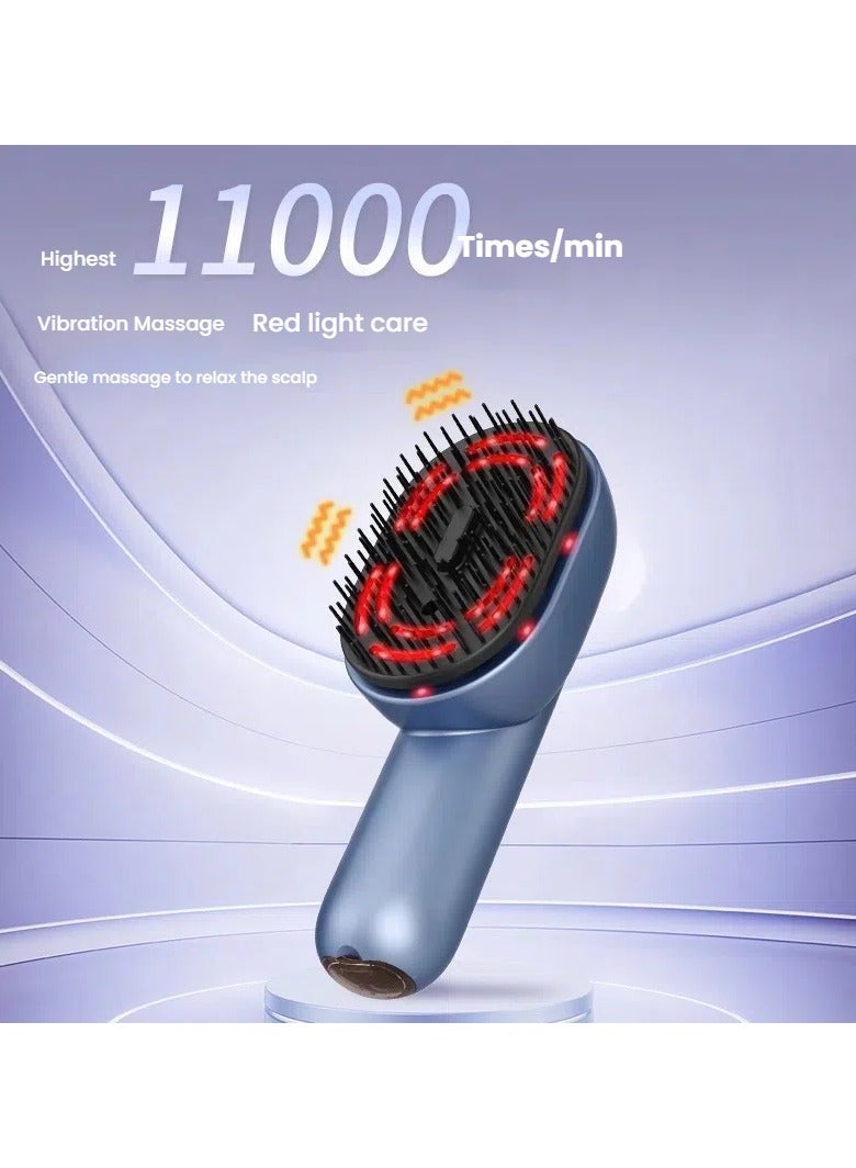 general Portable Red Light Electric Massage Comb, Head Massage + Red Light Hair Care + Hair Comb 3-in-1 Magic Tool - Image 2