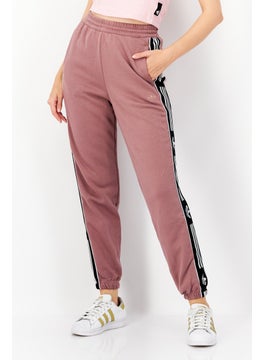adidas Originals Women Sportswear Fit Running Sweatpants, Mauve  - Image 1