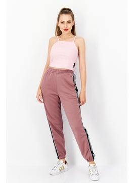adidas Originals Women Sportswear Fit Running Sweatpants, Mauve  - Image 3