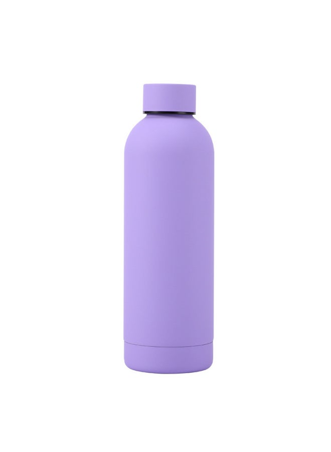 New 304 Stainless Steel American Small Mouth Bottle Large Capacity Outdoor Sports Water Bottle Frosted Rubber Paint